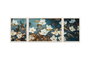Wallity Huhu312 - Conjunto de 3 Cuadros Decorativos Multicolor